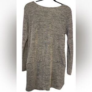 NWT White House Black Market Women’s Small Grey Long Sleeve Open Back